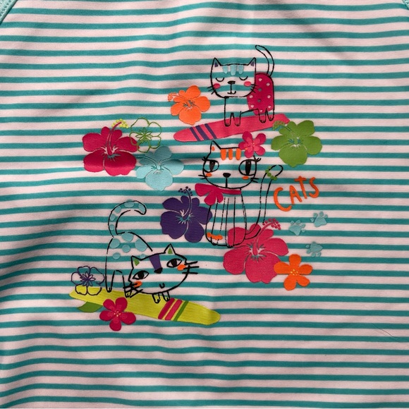 Absorba Cats Rash Guard - Picture 2 of 4